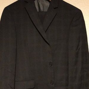 Black Plaid Tallia Suit